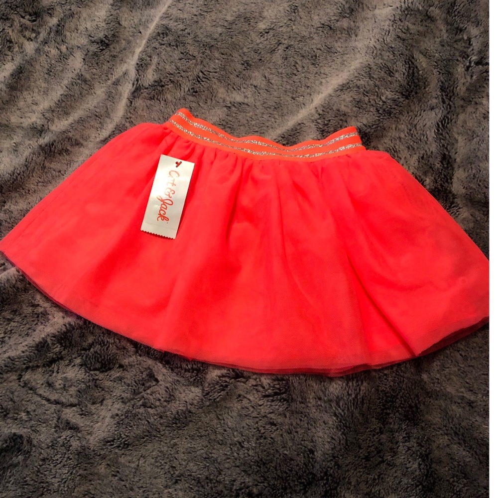 Cat & Jack tulle skirt with glitter waistband
